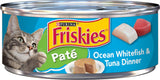 Friskies Pate Ocean White Fish & Tuna Dinner Canned Cat Food