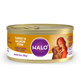 Halo Holistic Adult Turkey & Salmon Stew Canned Dog Food