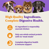 Halo Holistic Complete Digestive Health Chicken and Brown Rice Dog Food Recipe Adult Dry Dog Food