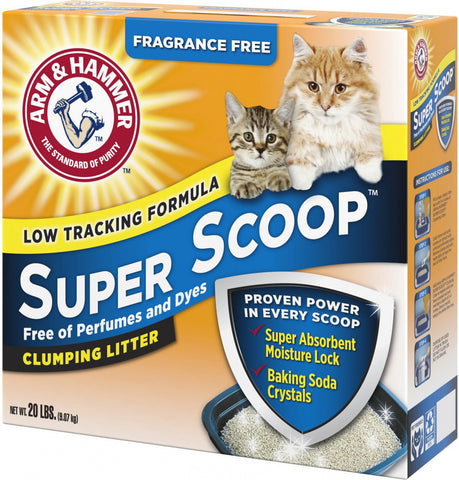 Arm & Hammer Super Scoop Unscented Clumping Litter