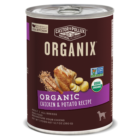 Castor and Pollux Organix Chicken And Potato Formula Canned Dog Food
