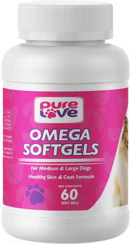 Pure Love Omega SoftGels for Medium and Large Dogs