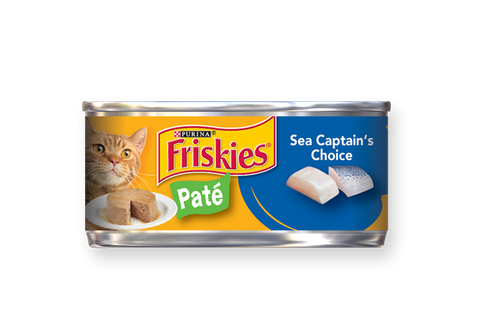 Friskies Pate Sea Captains Choice Canned Cat Food