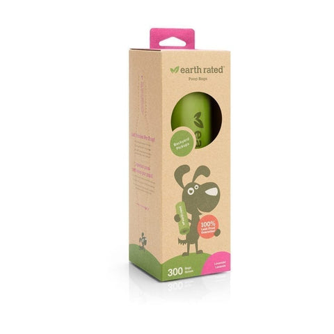 Earth Rated Large Roll Lavender Scented Waste Bags - 300 Count