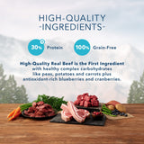 Blue Buffalo Wilderness Rocky Mountain Grain Free Red Meat High Protein Recipe Large Breed Adult Dry Dog Food