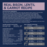 Canidae Grain Free PURE Bison, Lentil & Carrot Recipe Dry Dog Food