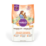 Halo Indoor Grain Free Holistic Healthy Weight Chicken & Chicken Liver Recipe Dry Cat Food