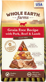Whole Earth Farms Grain Free Recipe with Pork, Beef and Lamb Dry Dog Food