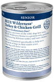 Blue Buffalo Wilderness High-Protein Grain-Free Turkey & Chicken Grill Senior Canned Dog Food
