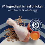 Canidae Grain Free PURE Puppy Chicken, Lentil & Whole Egg Recipe Dry Dog Food