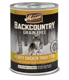 Merrick Backcountry Grain Free Hearty Chicken Thigh Stew Canned Dog Food