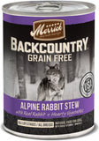 Merrick Backcountry Grain Free Alpine Rabbit Stew Canned Dog Food