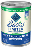 Blue Buffalo Basics Limited Ingredient Diet Grain Free Adult Duck & Potato Canned Dog Food