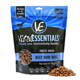 Vital Essentials Freeze Dried Grain Free Beef Mini Nibs Entree for Dogs Food