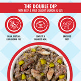 Weruva Dogs in the Kitchen The Double Dip Grain Free Beef & Salmon Canned Dog Food