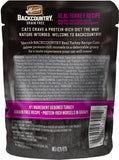 Merrick Backcountry Grain Free Real Turkey Cuts Recipe Cat Food Pouch