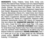 Blue Buffalo Blue Delights for Small Breed Dogs Roasted Turkey Flavor Pate Wet Food