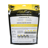 Vital Essentials Grain Free Duck Mini Nibs Freeze Dried Raw Food for Cats