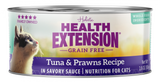 Health Extension Grain-Free Tuna and Prawns Recipe Canned Cat Food