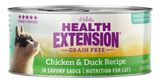 Health Extension Grain Free Chicken and Duck Recipe Canned Cat Food