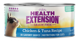 Health Extension Grain Free Chicken and Tuna Recipe Canned Cat Food