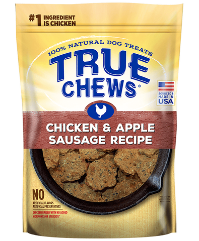 True Chews Premium Recipes Chicken & Apple Sausage Recipe Dog Treats