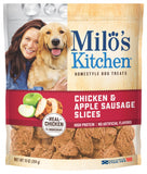 Milo's Kitchen Chicken and Apple Sausage Slices Dog Treats