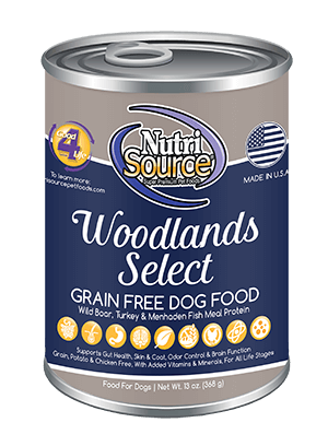 NutriSource Grain Free Woodlands Select Canned Dog Food