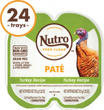 Nutro Perfect Portions Adult Grain Free Turkey Pate Wet Cat Food Trays