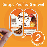 Nutro Perfect Portions Grain Free Cuts In Gravy Real Chicken Recipe Wet Cat Food Trays
