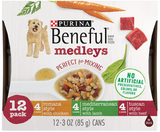 Beneful Medley Variety Pack Mediterranean, Romana, Tuscan Canned Dog food