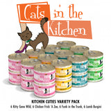 Weruva Cats in the Kitchen Grain Free Kitchen Cuties Variety Pack Canned Cat Food