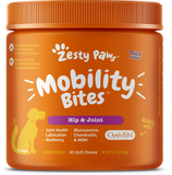 Zesty Paws Mobility Bites Duck Flavor Hip & Joint Support Soft Chews For Dogs
